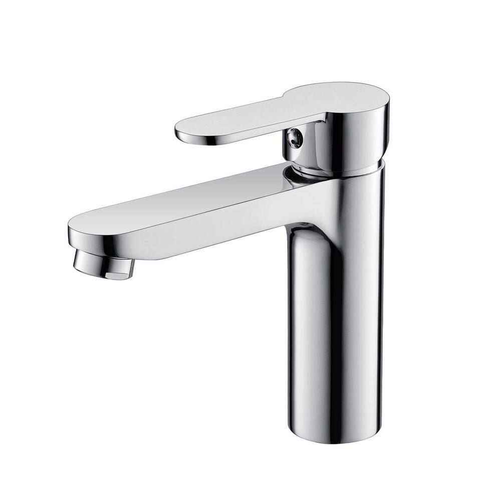 Modern Luxurious Single Handle Single Hole Bathroom Sink Faucet Bathroom Faucet with Handle in Chrome price history on PriceWatchPro