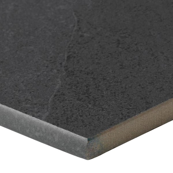 Ivy Hill Tile Copley Nero 3 in. x 24 in. Matte Porcelain Floor and