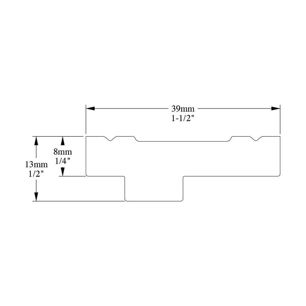 Primed White Polystyrene Crown Moulding, 78 inches