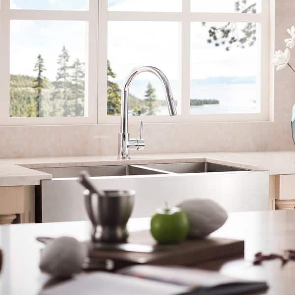 ZLINE Arthur Kitchen Faucet in Chrome (ATH-KF-CH)