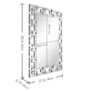 KOHROS 39 in. x 28 in. Rectangle Frameless Beveled Glass Decoration Mirror