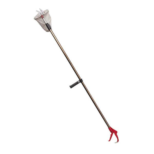Blade Length 3 in. 10 ft. Fruit Picker Pole with Bag-Tree Pruner