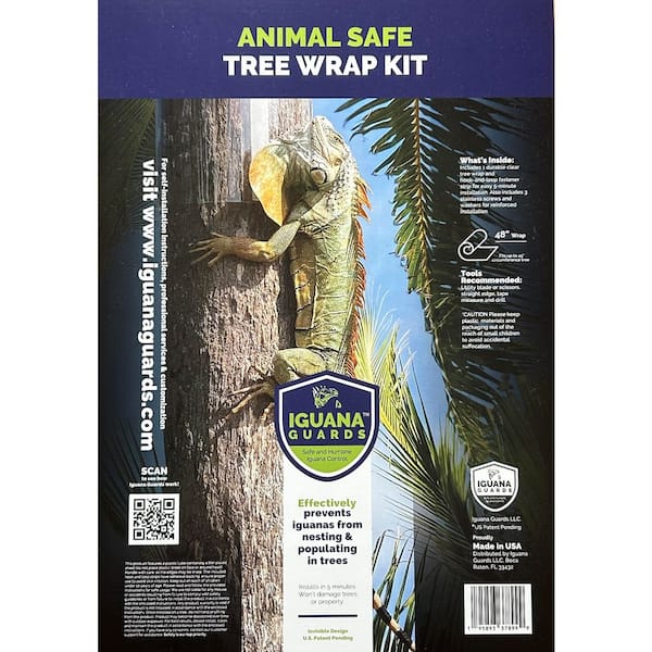 48 in. x 16 in. Outdoor Clear Tree Wrap Kit for Iguana Deterrence