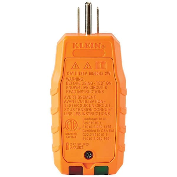 Klein Tools - GFCI Electrical Outlet Tester with LCD Display