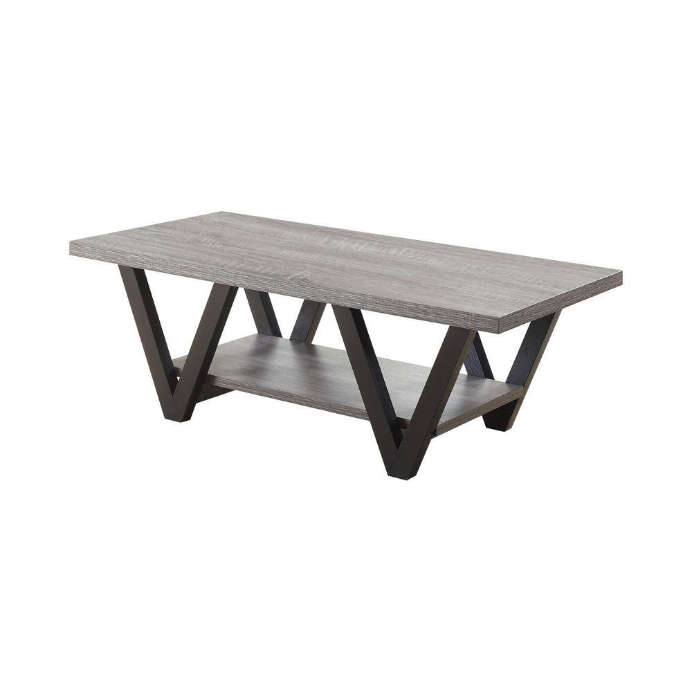 Coaster Home Furnishings Higgins 47 .25in Antique Grey and Black