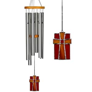 Signature Collection, Amazing Grace Chime, 28 in. Stained Glass Wind Chime AGS