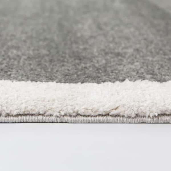 Gruen 5 ft. x 7 ft. Grey/Charcoal Area Rug