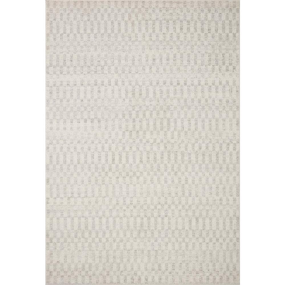 Kamala Ivory/Grey 9'-2" x 13' Transitional Area Rug