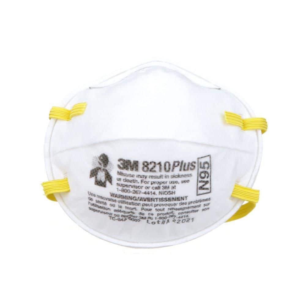 3M 8210 Plus N95 Performance Paint Prep Disposable Respirator (20
