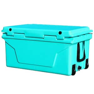 65 qt. Blue Outdoor Camping Picnic Fishing portable Cooler Portable Insulated Camping Cooler Box