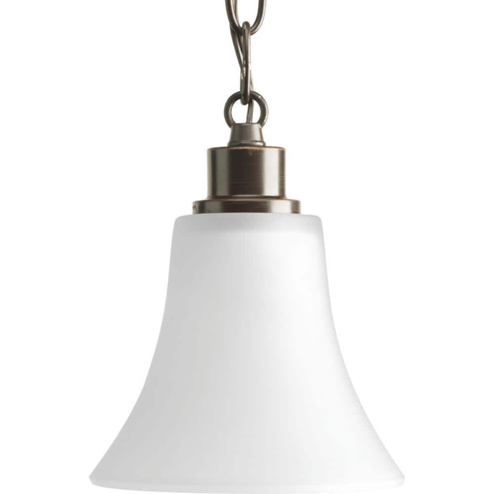 Joy Antique Bronze Mini Pendant Light with Fluted Glass