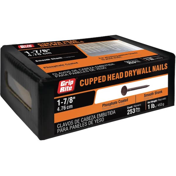 Grip-Rite #13 x 1-7/8 in. Phosphate Coated Drywall Nails (1 lb.-Pack)