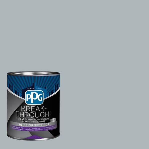 1 qt. PPG1038-4 Smoke Screen Semi-Gloss Door, Trim & Cabinet Paint