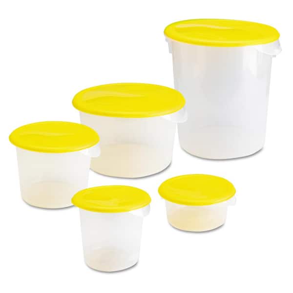 Rubbermaid 2 Qt. Translucent Round Polypropylene Food Storage Container