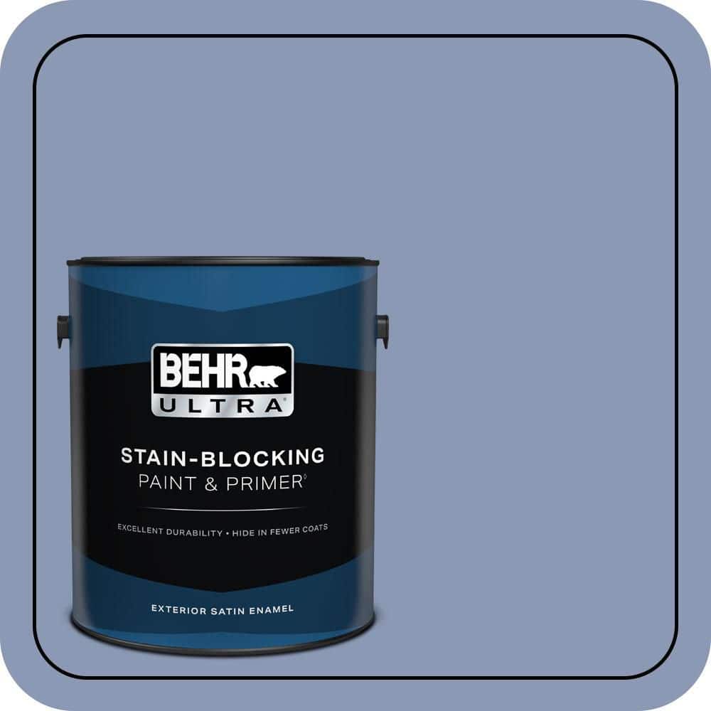 1 gal. #600F-5 Blueberry Buckle Satin Enamel Exterior Paint & Primer price history on PriceWatchPro