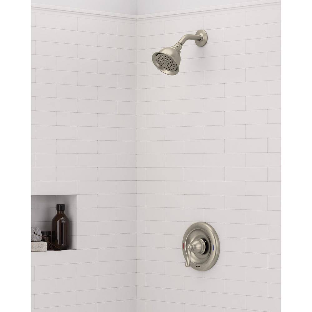 Banbury Spot Resist Brushed Nickel Wall Mounted Shower Trim
