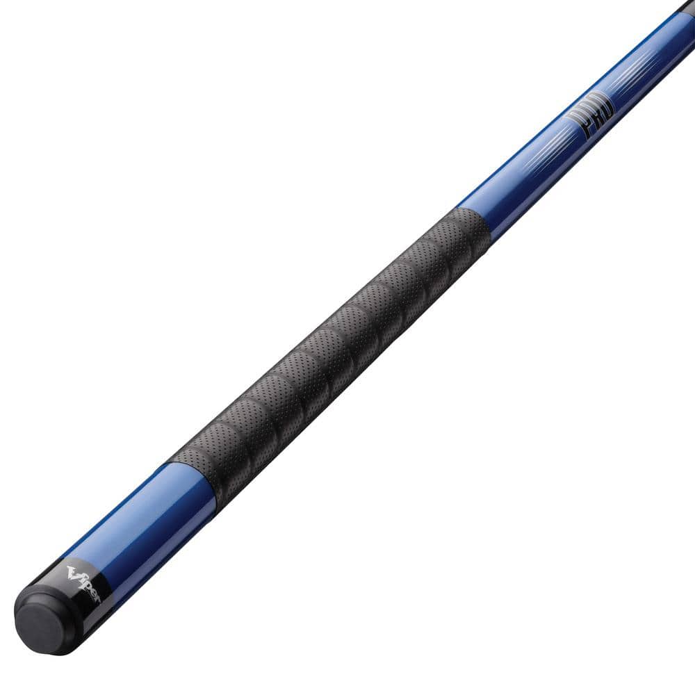 Blue Maple Wood Billiard Cue with Rubber Grip