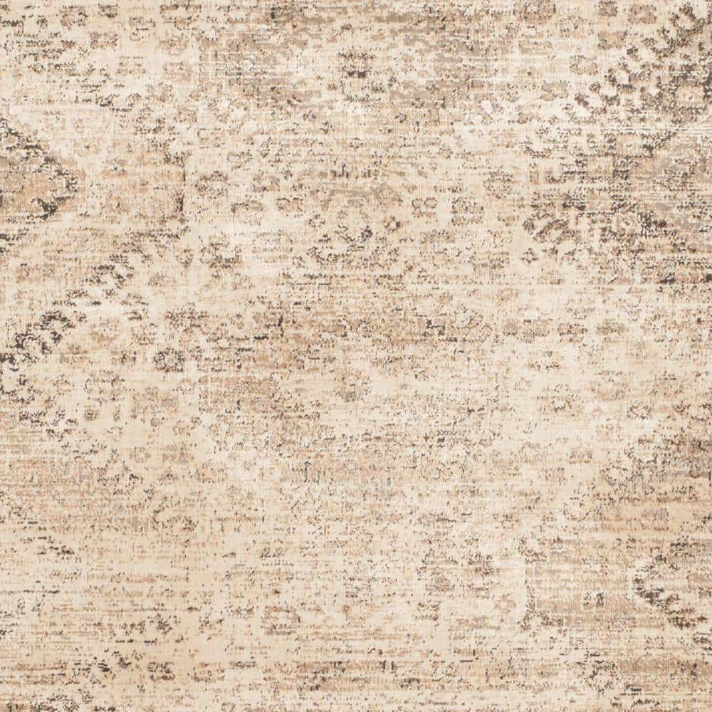 Gray Hand-Knotted Wool and Viscose Rectangular Rug 10' x 14'