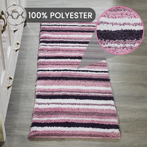 Better Trends Griffie Collection 20 in. x 60 in. Purple Polyester