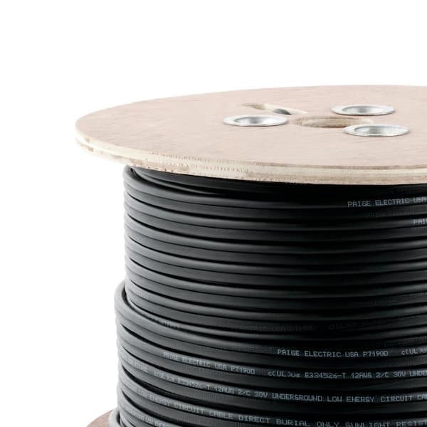 250 ft. 12-Gauge Black Low Voltage Landscape Lighting Wire
