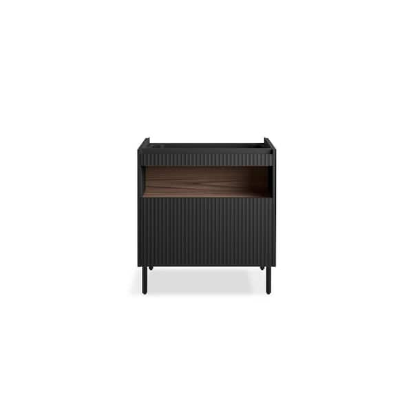 Spacity 29 in. W x 17.4 in. D x 30.9 in. H Bathroom Vanity Cabinet without Top in Dark Steel