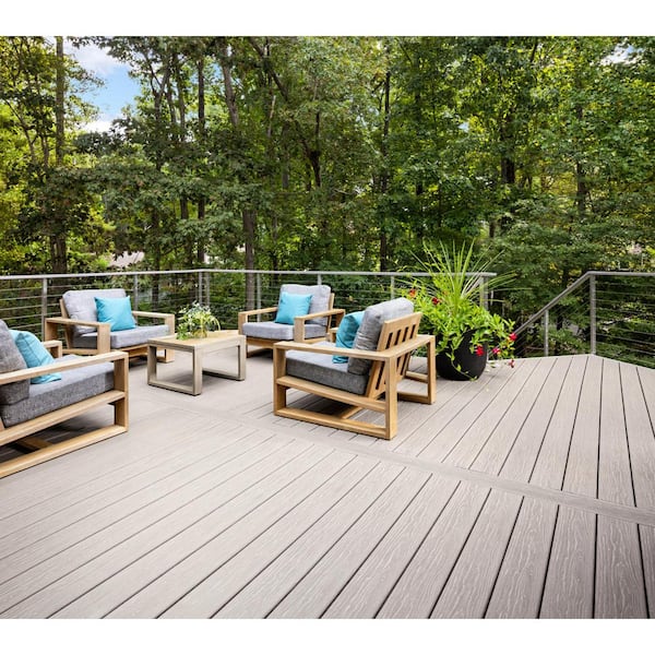MoistureShield Vision CoolDeck Cathedral Stone Composite Decking