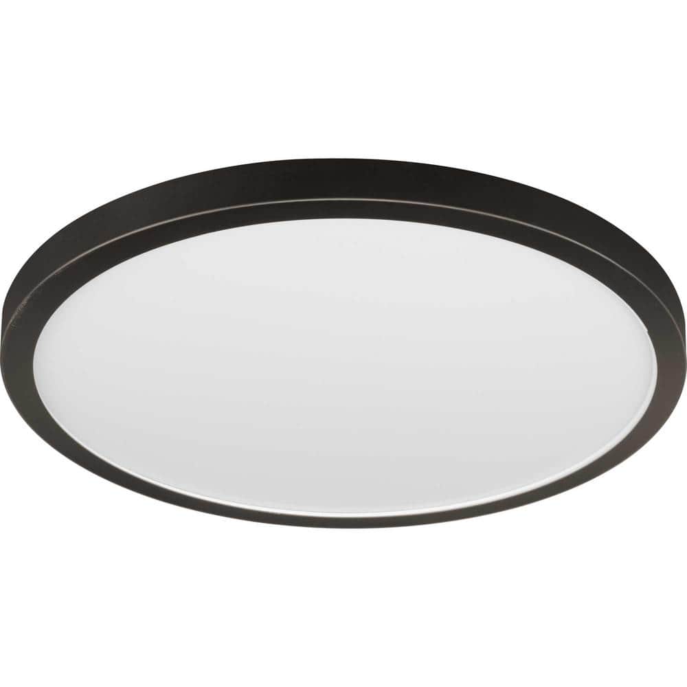 Antique Bronze 18" LED Edgelit Round Trim Ring