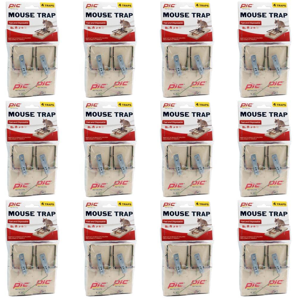 Wood Mouse Traps (Total Number of Traps - 48) (4 Count per Case) price history on PriceWatchPro