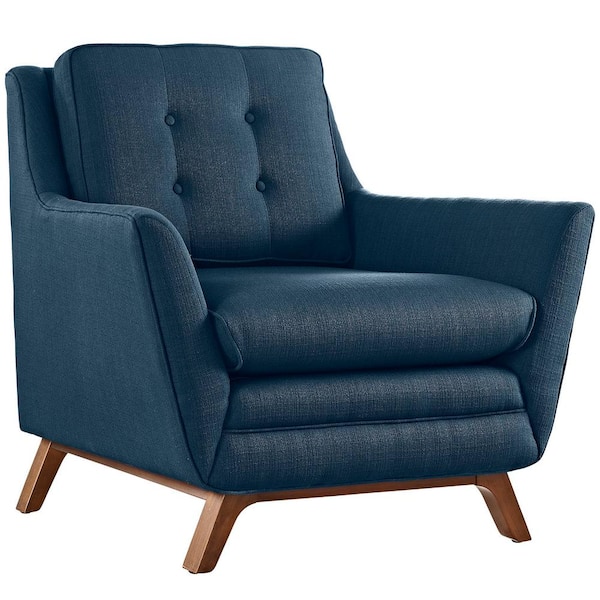 MODWAY Beguile Azure Upholstered Fabric Armchair EEI-1798-AZU - The ...