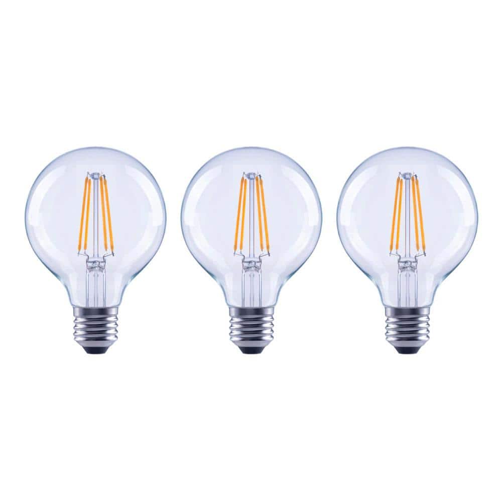 EcoSmart 60-Watt Equivalent G25 Dimmable ENERGY STAR Clear Glass