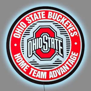 Ohio State Home Team Advantage 24 in. LED Lighted Sign