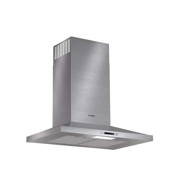 Bosch 300 Series 30 in. Pyramid Style Canopy Range Hood with Lights in Stainless Steel, Energy Star