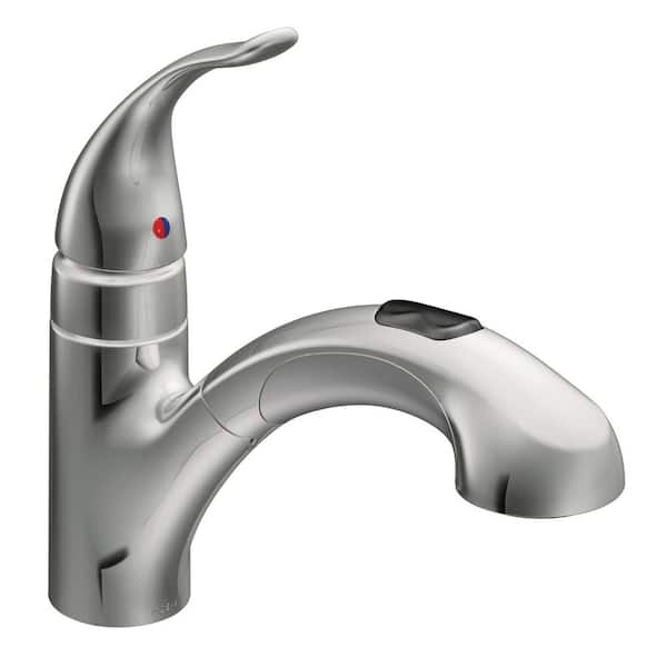 Integra Single-Handle Pull-Out Sprayer Kitchen Faucet with Power Clean in Chrome