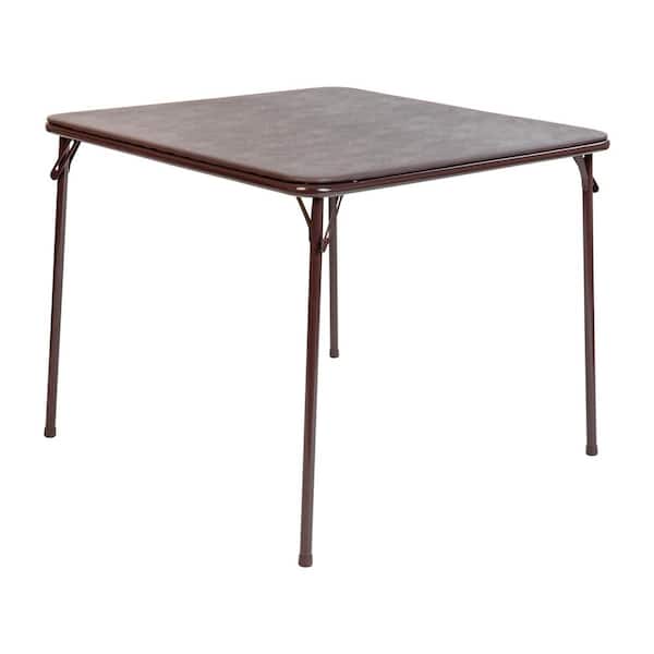 Carnegy Avenue Kids Brown Vinyl Lightweight Folding Table