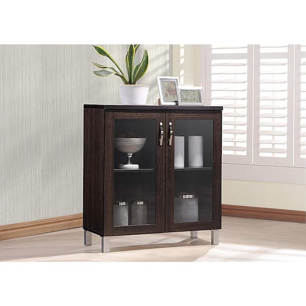 Baxton Studio Sintra Dark Brown Storage Cabinet 28862 6499 HD