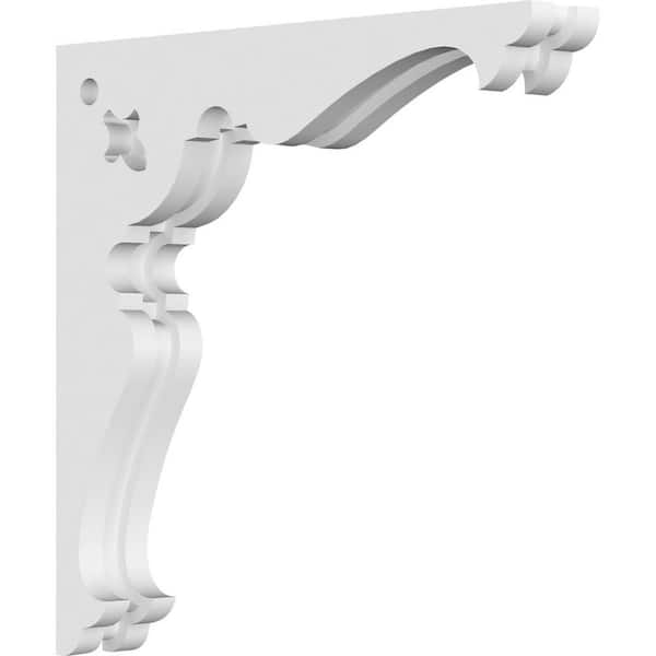 Ekena Millwork Heath 1.5 in. W x 12 in. H x 12 in. D Signature Urethane Polyurethane Corbel