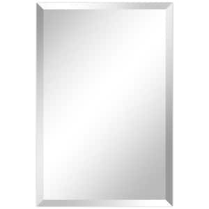 Frameless Beveled Prism Rectangle Wall Mirror(Product Width in.20 x Product Height in.30)