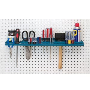 Gray Wall-Mount or Peggable Multi-Purpose Tool Storage Holder