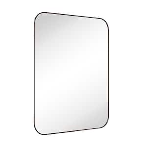 Lucia 30 in. W x 40 in. H Rounded Rectangular Framed Wall Mounted Bathroom Vanity Mirror in Oil Rubbed Bronze