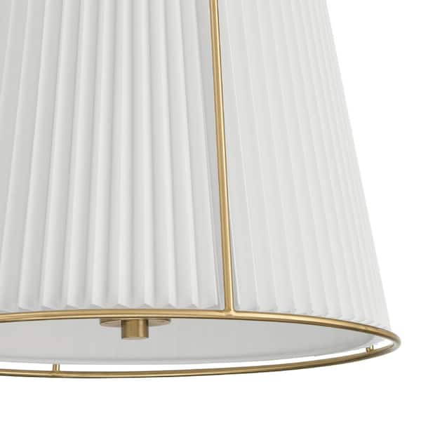 Hunter Fan Company - Hunter Atmore 3 Light Alturas Gold Drum Pendant Lighting for Kitchen