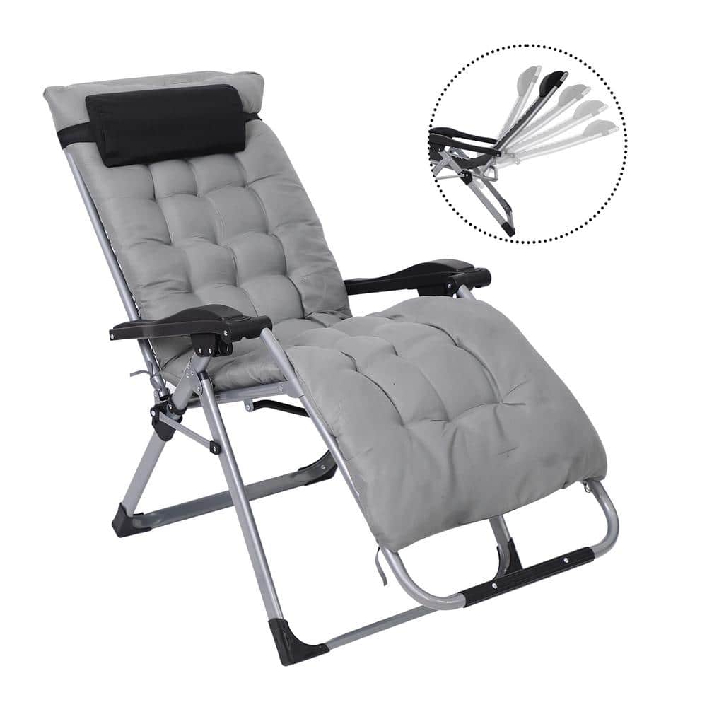 Zero Gravity Lounge Chair Zero Gravity Chair with Cushion and Headrest, Law