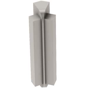 Rondec-Step Satin Nickel Anodized Aluminum 3/8 in. x 1-7/8 in. Metal 135° Inside Corner