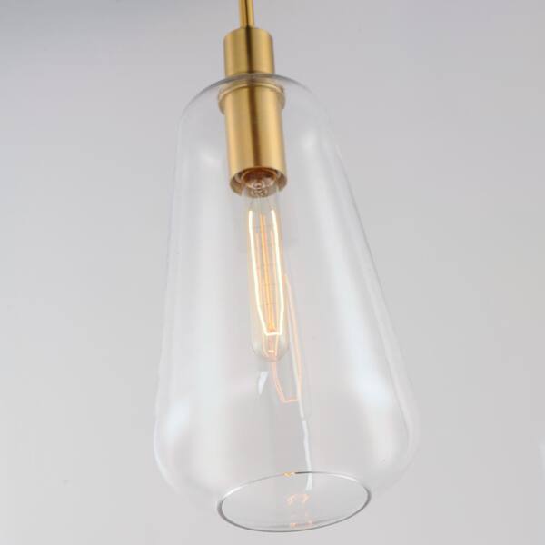 Maxim Lighting - Babylon 1-Light Satin Brass Pendant Light