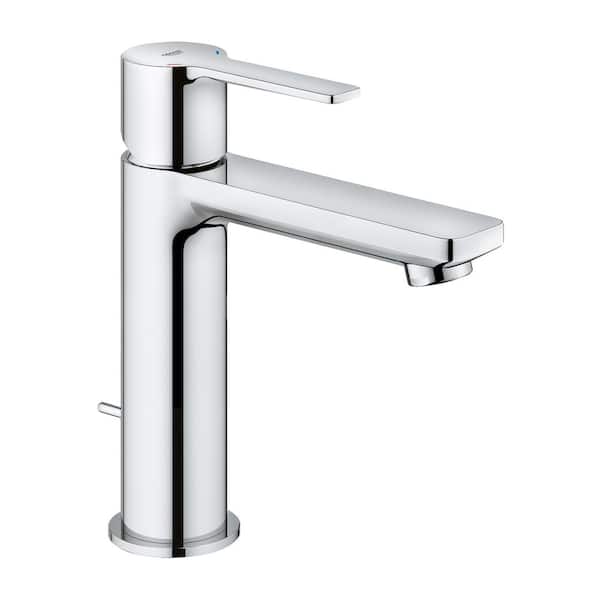 GROHE Lineare Single Hole Single-Handle Bathroom Faucet with Drain Assembly in StarLight Chrome
