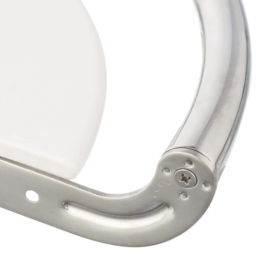 Delta Polished Chrome 8.5" Corner Shelf with Integrated Assist Bar
