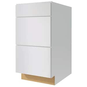 Westfield 24 in. W x 24 in. D x 35 in. H Shaker Stock Drawer Base Kitchen Cabinet in Feather White