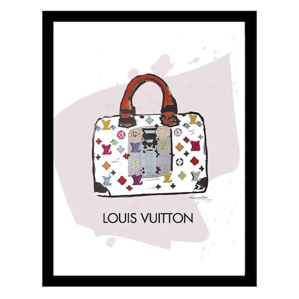 VENICE BEACH Collections Designer Handbag by Fairchild Paris 1-Piece Framed Graphic Print Abstract Poster Art Print 18 in. x 14 in.