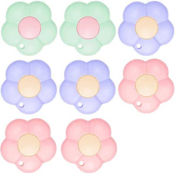 Unbranded 8 Pieces Mini Utility Knives Cloud and Flower Shaped Box Cutter Retractable Letter Opener Paper Carton Cutter with Hole