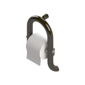 13 in. Concealed Screw Grab Bar and Toilet Paper Holder, Designer Grab Bar, ADA Compliant in Oil Rubbed Bronze