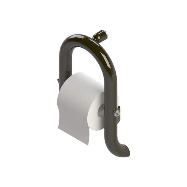 INVISIA 13 in. Concealed Screw Grab Bar and Toilet Paper Holder, Designer Grab Bar, ADA Compliant in Oil Rubbed Bronze